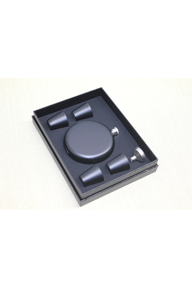 4 Shot Glass Flask Set Liv910