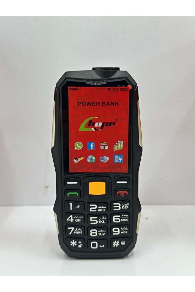 Hope B86 Rugged Outdoor Phone - Dual Antenna, 15000mAh Power Bank