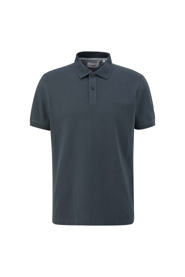 Herren Poloshirt - Basic, Polokragen, Baumwolle, einfarbig