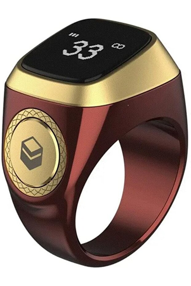 E01 Smart Tasbih Zikr Ring OLED Display Prayer Reminder 5 Time App Alerts QIBLA Life App
