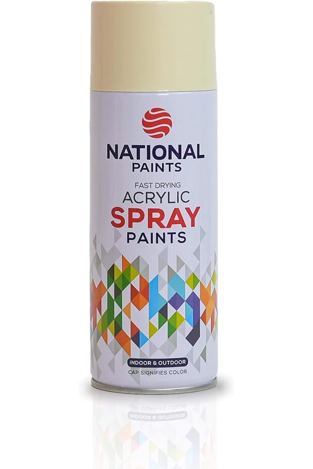 Fast Drying Acrylic Spray Paint - Ivory 810