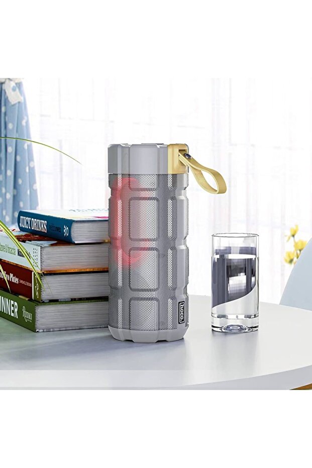 مكبر صوت HC7 لاسلكي حقيقي مزود بإضاءة LED وامضة - 5