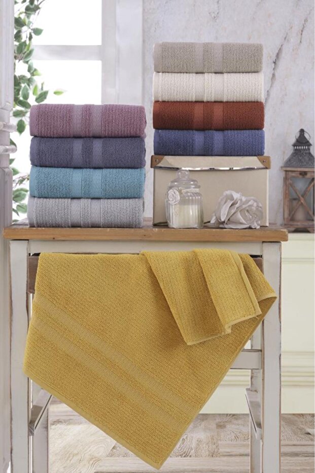 Ayliz 6-Piece Hand and Face Towel Set 50X90