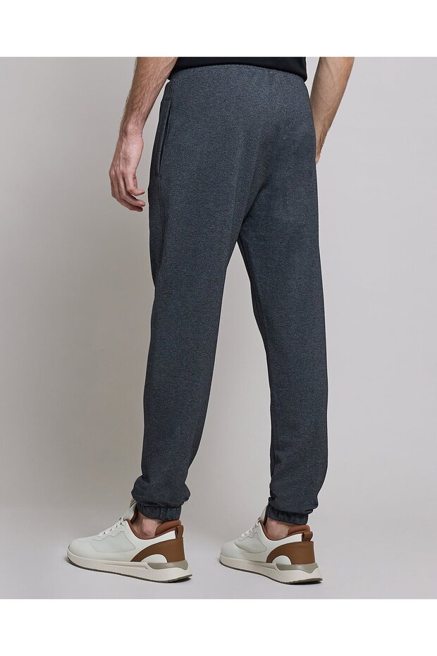 بنطال رياضي سادة مع خصر برباط - 4