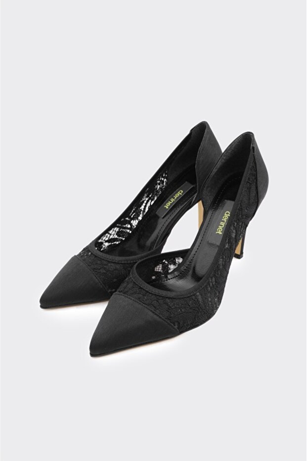 Tül Dantelli Kadın Stiletto - 2