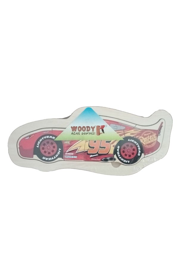 Wooden Car Puzzle 4 Piece Jigsaw Puzzle Pazıl
