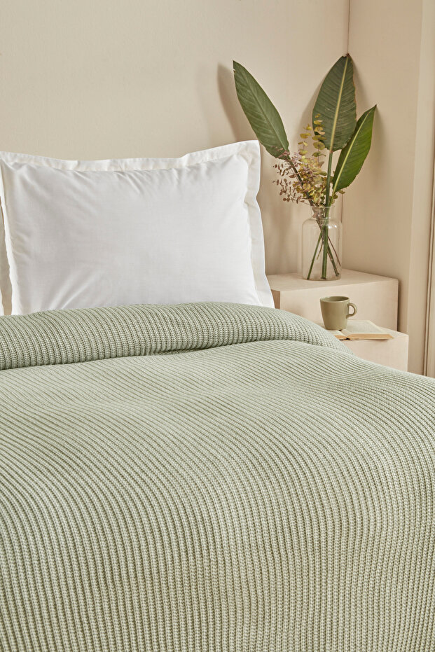 Cool Touch Triko Battaniye Yeşil - 4