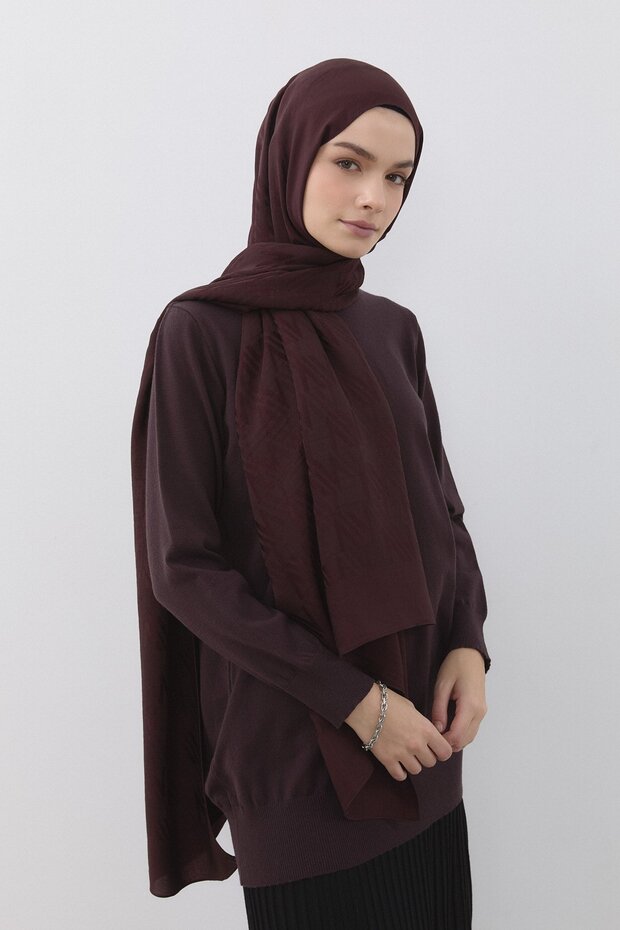 Basic Triko Tunik Kahve - 2