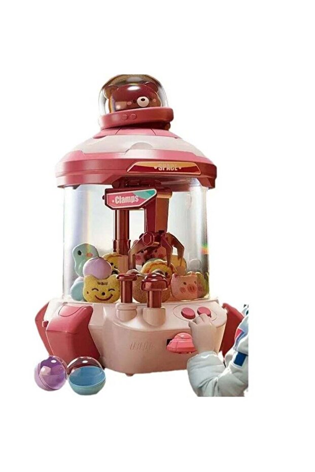 Twist, Play, and Collect: Egg Machine & Clip Doll Toys for Kids (Pink)