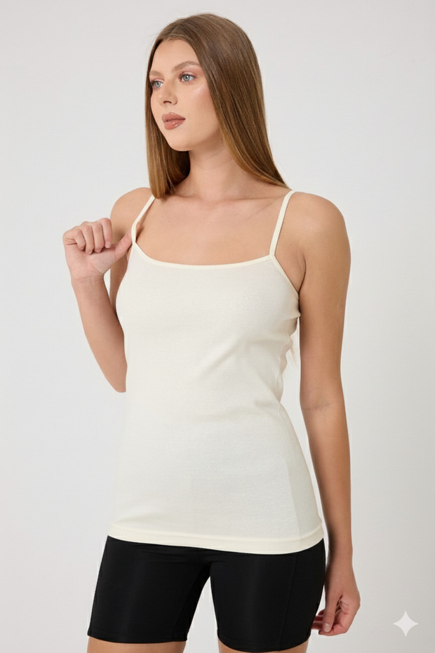 3'lü Basic İp Askı Atlet - 3