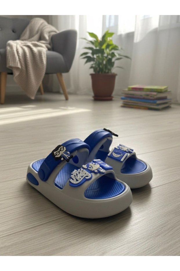 Ultra Soft Sea Beach Cream Home Street Children's Sandals Slippers