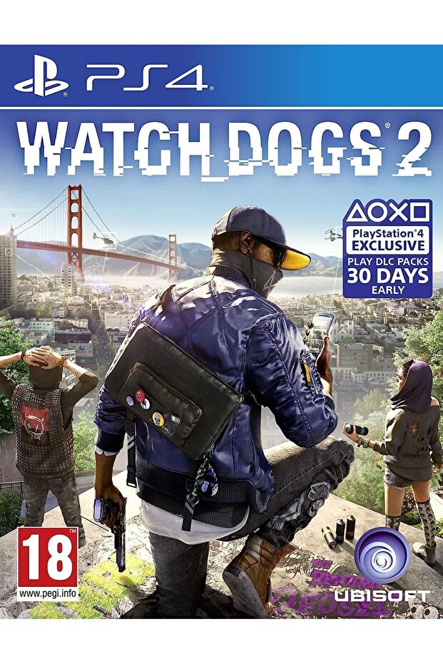 لعبة Watch Dogs 2 (بلاي ستيشن 4) - 1