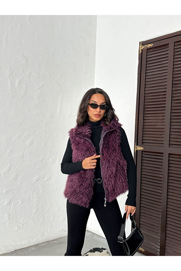Fur Looking Vest - 3