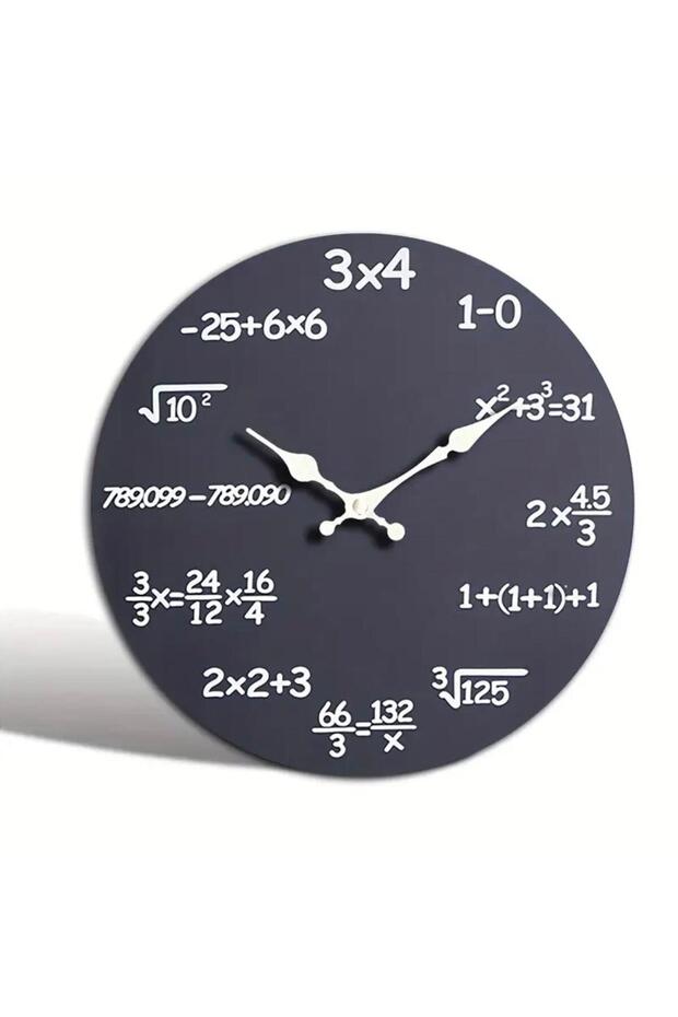 Matematik Temalı Duvar Saati - 4