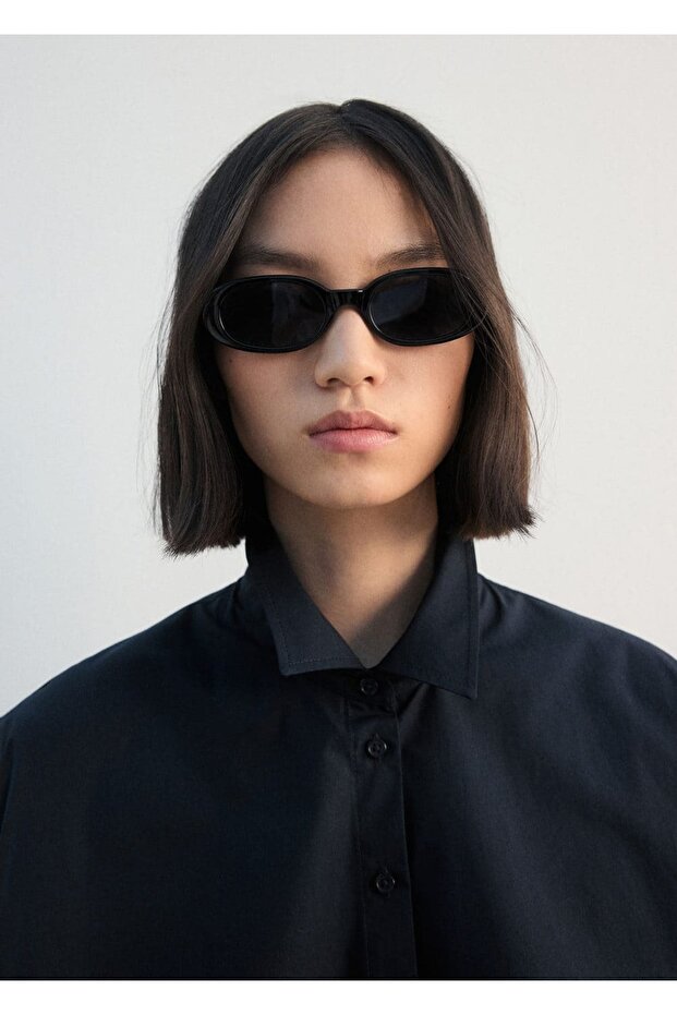 Kolsuz pamuklu gömlek - 6