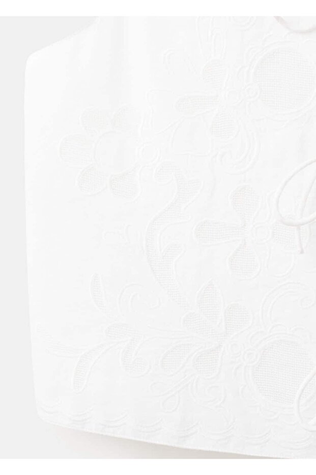 Bağ detaylı işlemeli yelek - 7