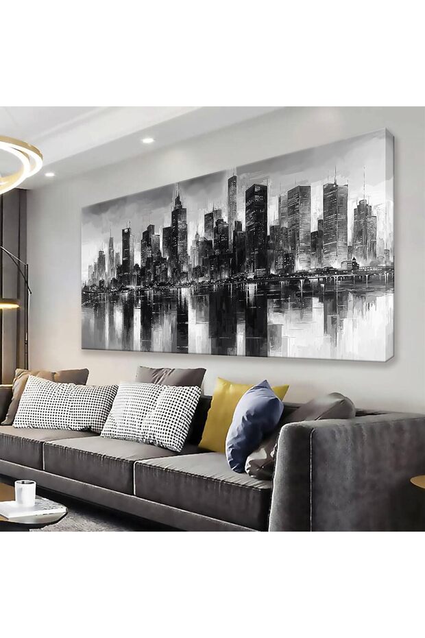 Vintage-Style Minimalist Canvas Artwork 50x100cm – Personalized Framed Decor