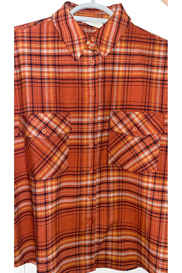 Çift Cepli Oduncu Gömlek - 4