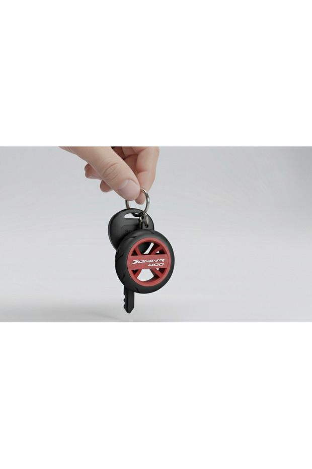 Dominar 400 Logo Custom Design Tire Detail Motorcycle Keychain