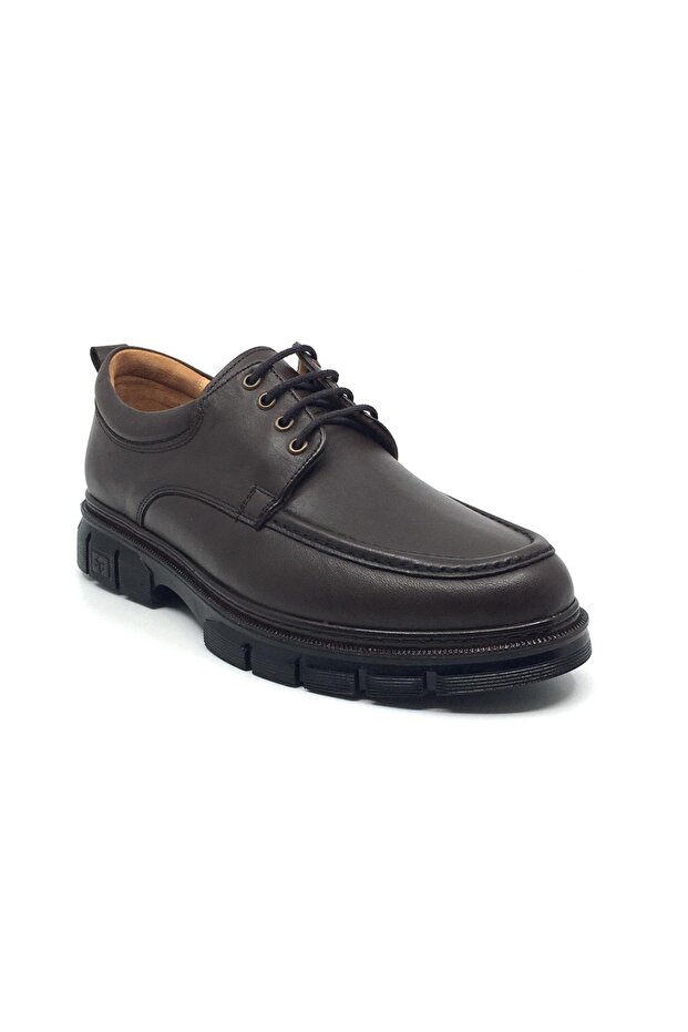 100% Genuine Leather Men's Casual Classic Transitional Shoes Special Production 40-45