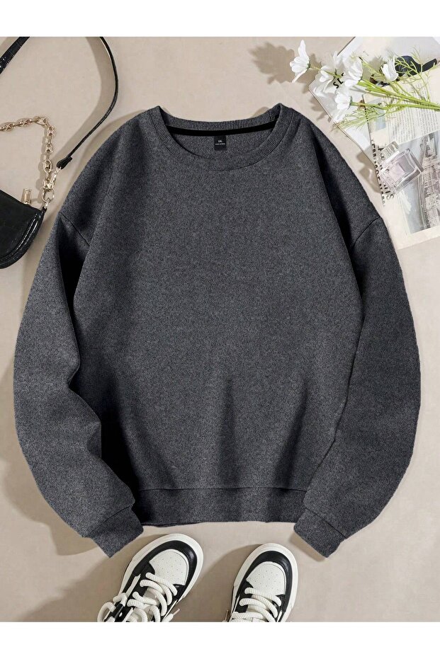 Crew Neck Oversized Sweatshirt