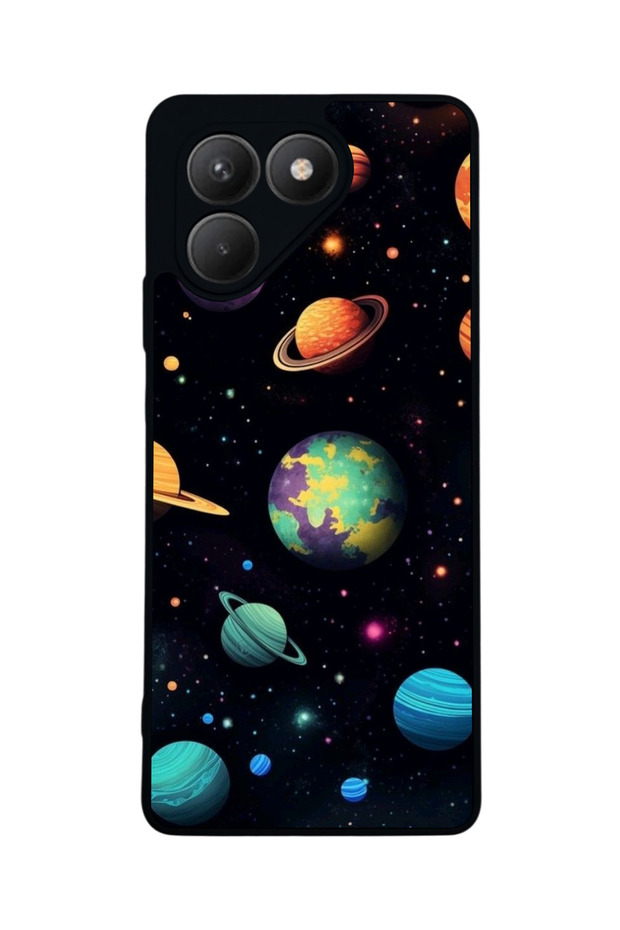 Pova 7 Matte Compatible Black Case – Soft Silicone, Protective, Shock-Absorbing Cover