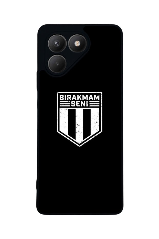 Pova 7 Matte Compatible Black Case – Soft Silicone, Protective, Shock-Absorbing Cover