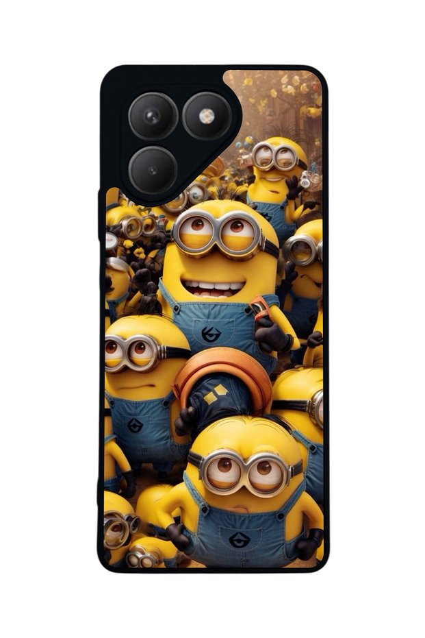 Pova 7 Matte Compatible Black Case – Soft Silicone, Protective, Shock-Absorbing Cover