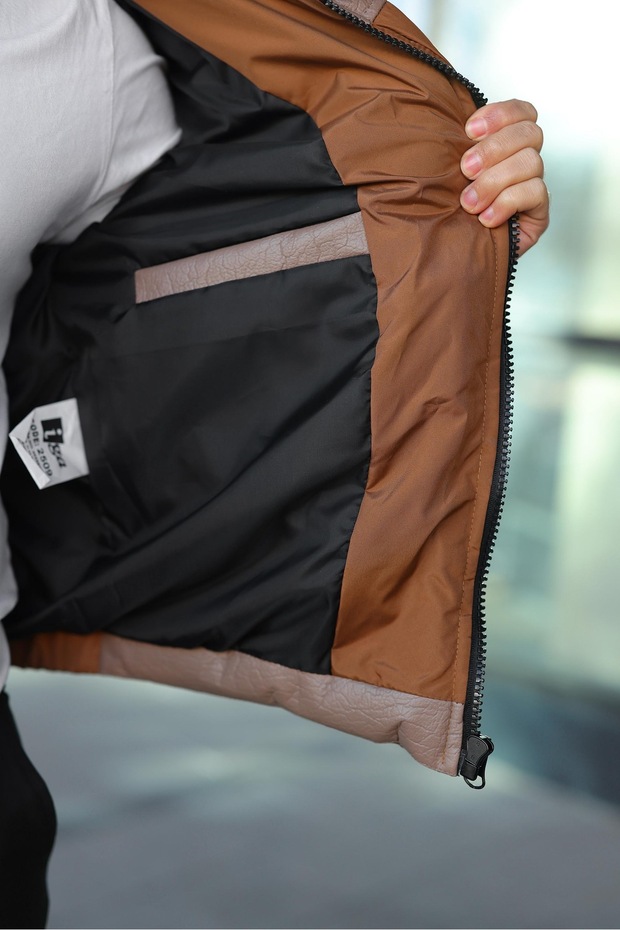 Men's Designed Winter Puffer Coat - 4