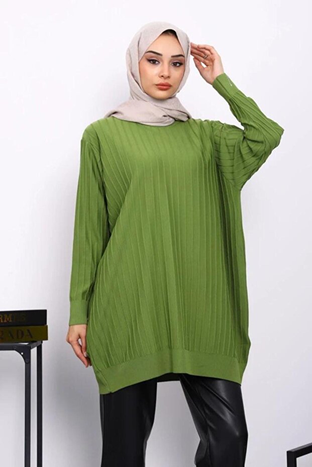 Fitilli Merserize Salaş Tunik - 2