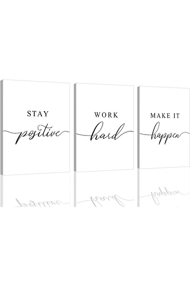 Set of 3 Abstract Minimalist Canvas Art 30x40cm Personalized Framed Wall art Paintings