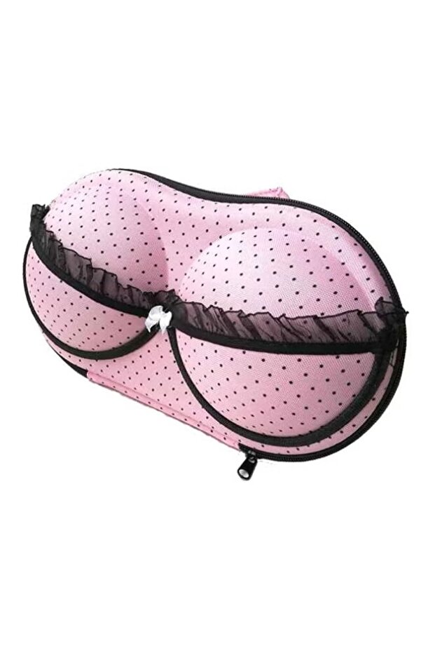 صندوق تخزين للملابس وردي فاتح - 1