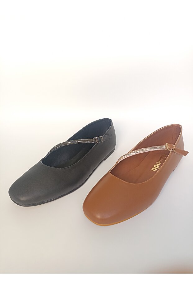 Taba ayakkabı babet - 4