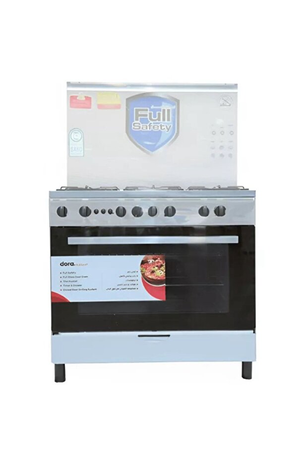 طباخ غاز من شركة دورا 9060 يحتوي على 5 عيون