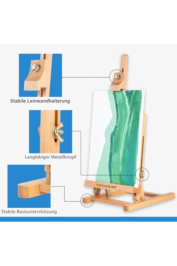COOZEE Basic table easel with H-frame, adjustable easel - 3