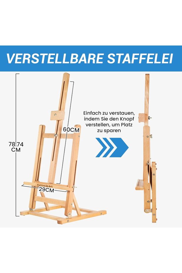 COOZEE Basic table easel with H-frame, adjustable easel - 2