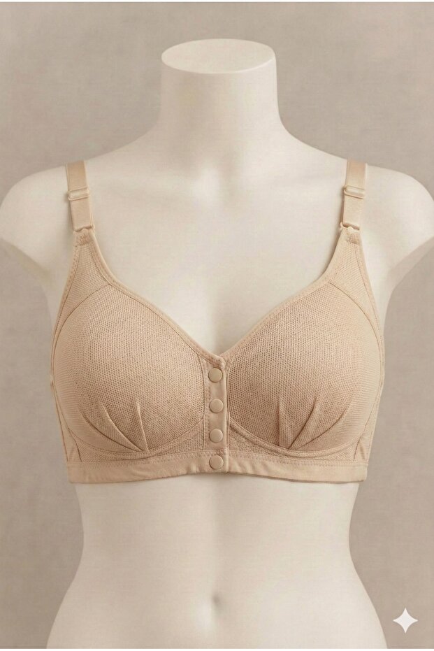 حمالة صدر شبكية بأزرار (كبسات) أمامية - 1