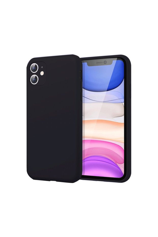 غطاء سيليكون ناعم ومرن متوافق مع هاتف iPhone 11