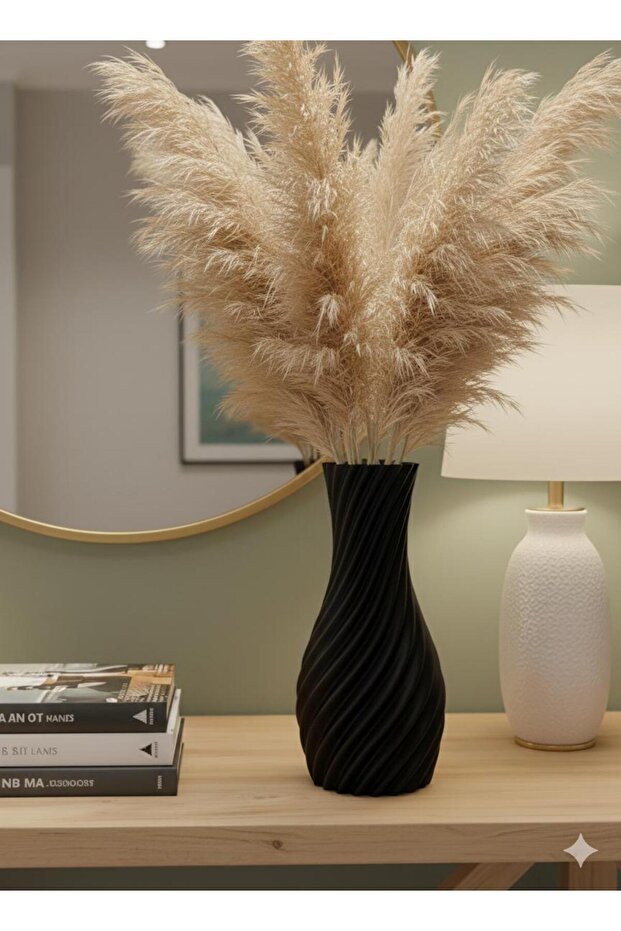 Black Unbreakable Decorative Vase-Decorative Object