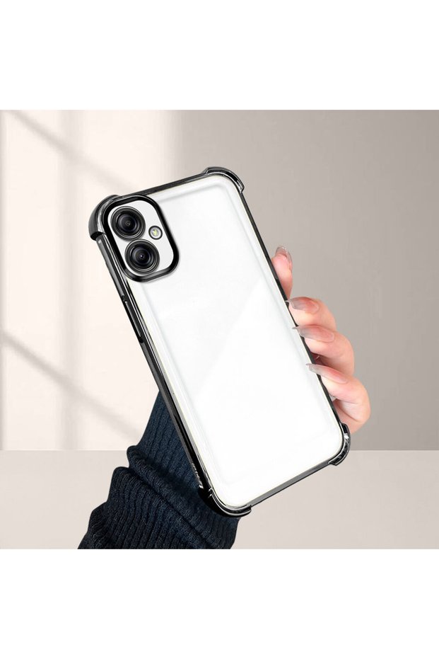 Samsung Galaxy A04E Compatible Case Anti-Drop Coating Transparent Silicone Phone Case
