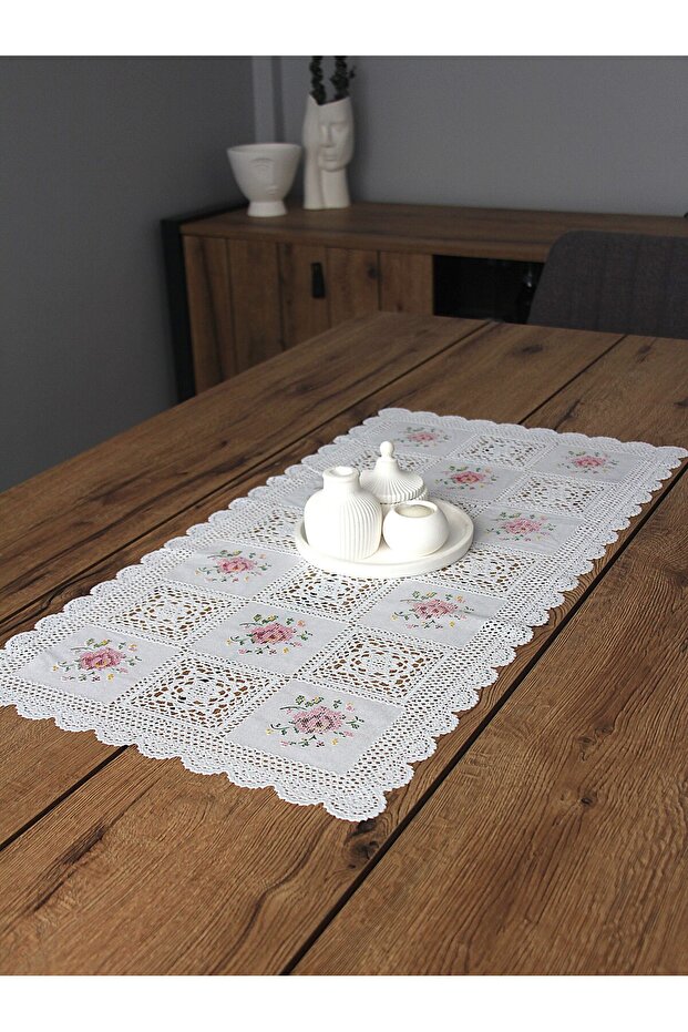 Pvc Runner and Coffee Table Top Serving Tray 80 cm X 40 cm