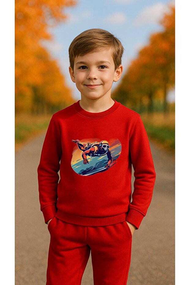 Team Sweatshirt Diver Printed Girls Boys Crew Neck3 4-5-6-7-8-9-10-11-12Years