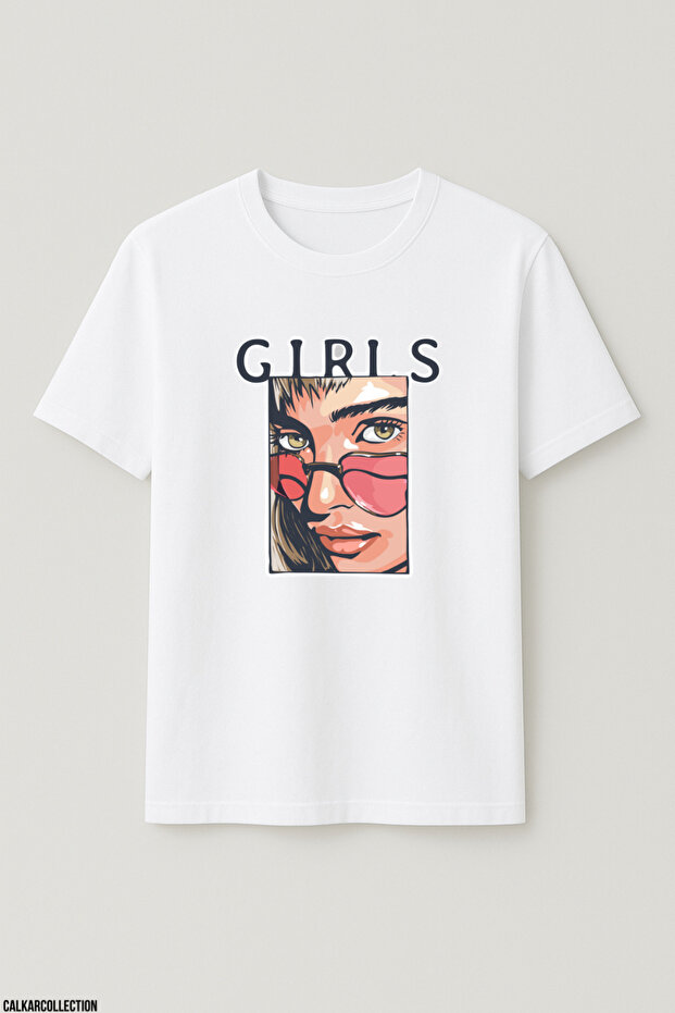 Unisex Oversized Girls Model Tshirt