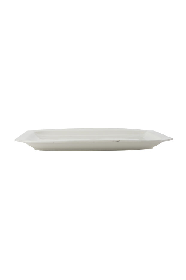 white rectangular porcelain serving dish - 2