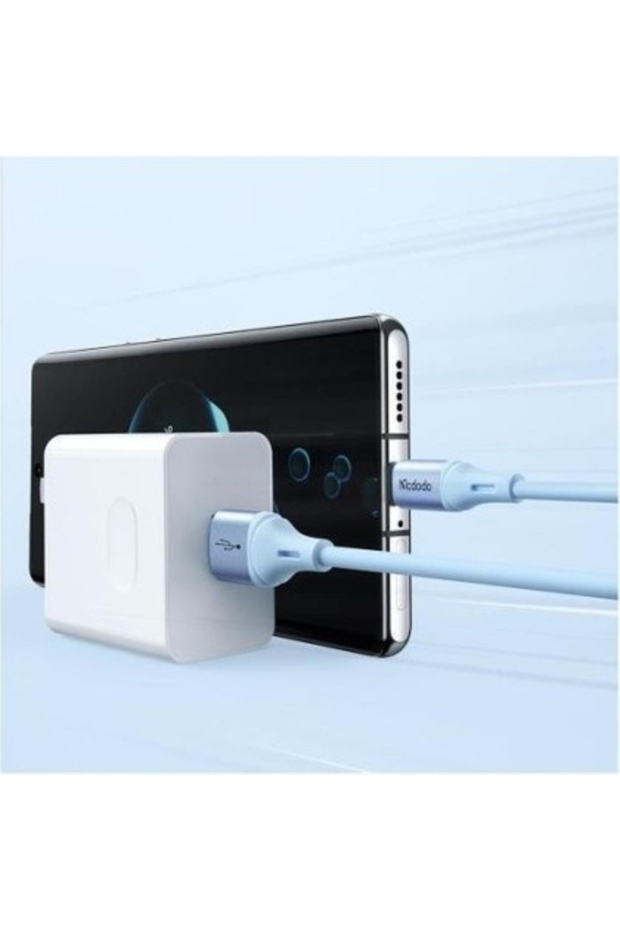 CA-1853 Micro USB 4A Hızlı Data ve Şarj Kablosu 1.2m - Mor - 2