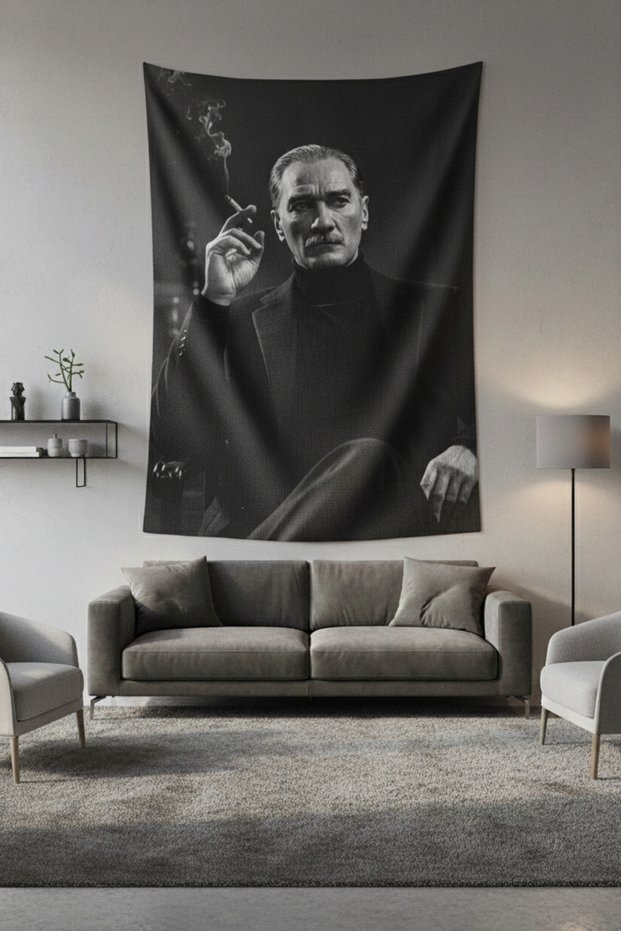 Ataturk Themed Wall Cloth Home Decoration Wall Tapestry Tapestry