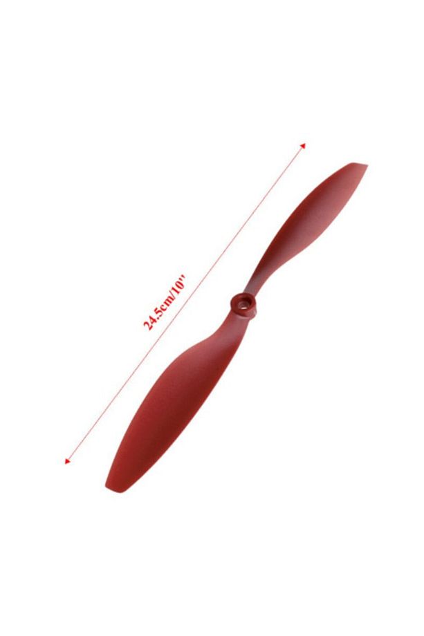 1045 Plastik Drone Cw/ccw Pervane Seti-kırmızı - 2