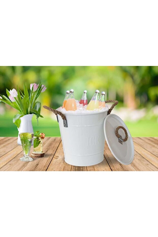 Metal Buz Kovası ( Kapaksızdır ) - 5