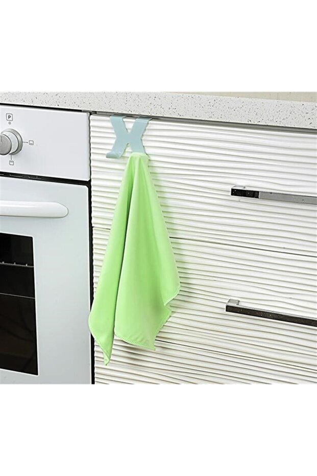 Meta Towel Rack Apparatus Attached to Kitchen Bathroom Cabinet Door