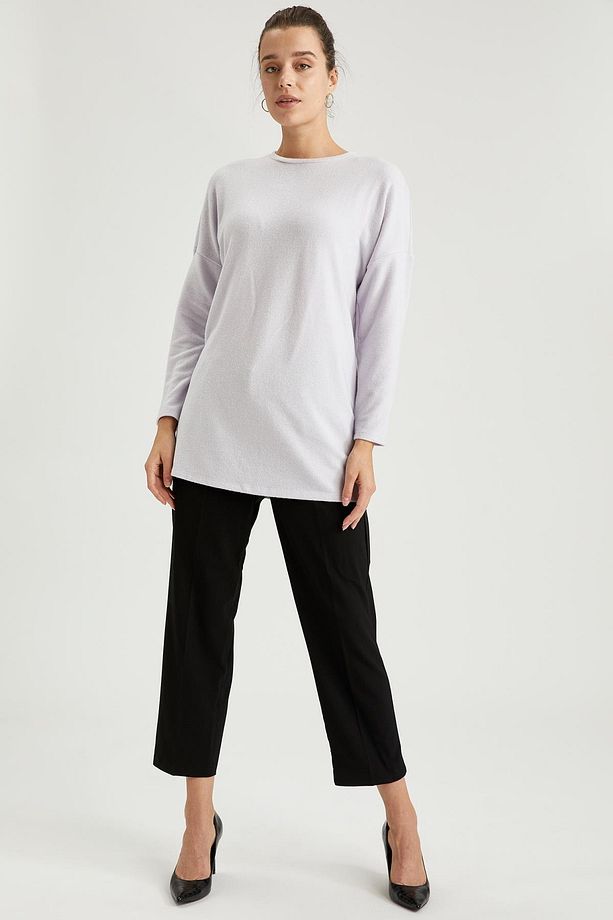 Basic Relax Fit Örme Tunik - 3